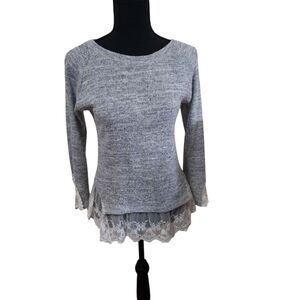 EUC J.M.D.Z. Sweater with lace